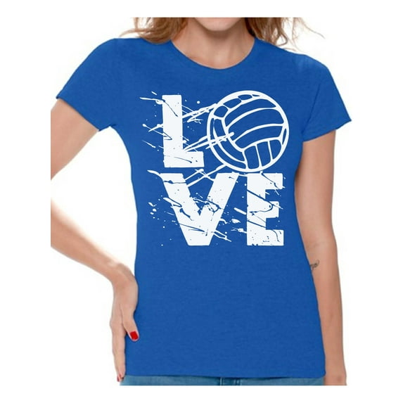 Awkward Styles Volleyball T-Shirt Volleyball Fans T Shirts for Women Volleyball Tee