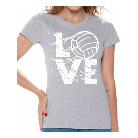 Awkward Styles Volleyball T-Shirt Volleyball Fans T Shirts for Women Volleyball Tee