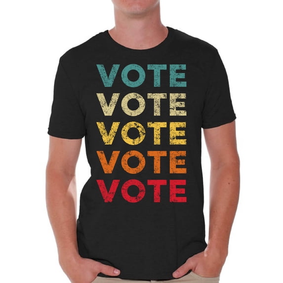 Awkward Styles Vote Shirt Mens Election 2020 Shirt Color Vote Political Theme T-shirt for Men Democracy 2020 USA Shirt Voter T Shirt