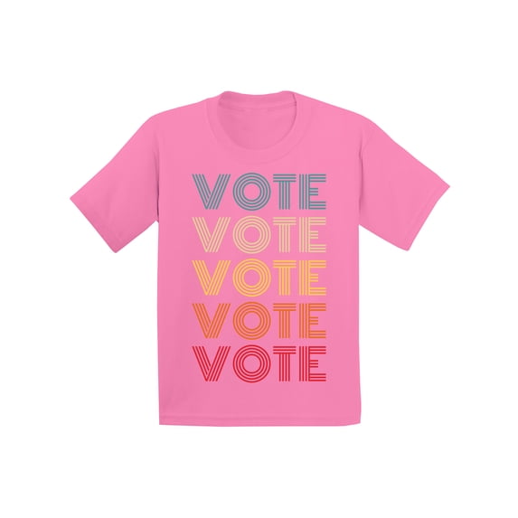 Awkward Styles Vote Shirt Youth Election 2020 Shirt Color Vote Pattern Political Theme T-shirt for Kids Democracy 2020 USA Boys Shirt Voter Girls T Shirt