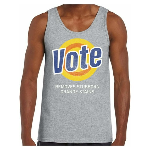 Awkward Styles Vote Tank Top Mens Election 2020 Political Theme Tanks for Men Democracy 2020 USA Shirt Voter Sleeveless T shirt