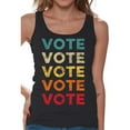 thumbnail image 1 of Awkward Styles Vote Tank Top Women's Election 2020 Shirt Color Vote Political Theme Tanks for Ladies Democracy 2020 USA Shirt Voter Sleeveless T shirt, 1 of 4