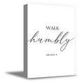 thumbnail image 1 of Awkward Styles Walk Humbly Bible Verse Scripture Canvas Bible Verse Vinyl Wall Art Bible Quotes Canvas Decor Holy Bible Ready to Hang Bible Verse Wall Decal Christian Home Decor Gifts for Christian, 1 of 7