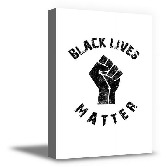 Awkward Styles Wall Art Canvas Wall Decor Support Protest Wall Art Justice Quote Empowerment Stop Racism