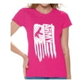 thumbnail image 1 of Awkward Styles Veteran Shirt Veteran Women T-Shirt Veteran T Shirt for Women Flag Women Shirt Veteran Clothing Patriotic Gifts for Her American Army Veteran US Army Ladies Shirt Veteran Ladies Shirt, 1 of 4