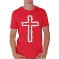 thumbnail image 1 of Awkward Styles White Cross Shirt for Men Christian Mens Shirts Christian Cross Clothes for Men Jesus Christ is the Lord Christian Cross Birthday Gifts Jesus Shirts Jesus Clothing Cross Mens Shirt, 1 of 4