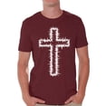 thumbnail image 1 of Awkward Styles White Cross Shirt for Men Christian Mens Shirts Christian Cross Clothes for Men Jesus Christ is the Lord Christian Cross Birthday Gifts Jesus Shirts Jesus Clothing Cross Mens Shirt, 1 of 4