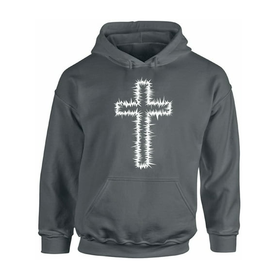 Awkward Styles White Cross Unisex Hoodie Christian Hoodie for Him Jesus Collection Jesus Cross Hoodie for Women Jesus Sweater for Men Christian Cross Gifts Cross Unisex Outfit for Men and Women
