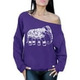 thumbnail image 1 of Awkward Styles White Elephant Off Shoulder Sweatshirt for Women Patterned Oversized Sweater Women Fashion Tracery Sweatshirt Indian Pattern Elephant Oversized Sweatshirts Animal Sweater, 1 of 4