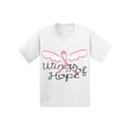 thumbnail image 1 of Awkward Styles Wings Of Hope Tshirt Ribbon Angel Wings Shirt Breast Cancer Awareness Shirts for Kids Pink Ribbon Shirt Gifts for Breast Cancer Survivor Cancer Support Ribbon Shirt Breast Cancer Shirt, 1 of 4