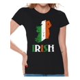 thumbnail image 1 of Awkward Styles Women Ireland Shirt Irish Shirt for Women St Patricks Day Shirt Irish Map Irish Flag Shirt St. Patrick's Day T-Shirt Irish Heritage Gift Ireland Gifts Ireland Pride for St Patrick Gifts, 1 of 4
