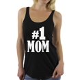 thumbnail image 1 of Awkward Styles Women's #1 Mom Graphic Racerback Tank Tops for Best Mom In The World, 1 of 4