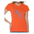 thumbnail image 1 of Awkward Styles Women's Autism Awareness Blue Ribbon Graphic T-shirt Tops Autistic Support, 1 of 4