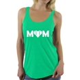 thumbnail image 1 of Awkward Styles Women's Baseball Mom Heart Graphic Racerback Tank Tops White Heart Mother's Day Gift, 1 of 4