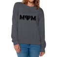 thumbnail image 1 of Awkward Styles Women's Baseball Mom Heart Graphic Sweatshirt Tops Black Sport Mom's Heart, 1 of 4