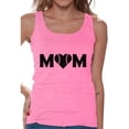 thumbnail image 1 of Awkward Styles Women's Baseball Mom Heart Graphic Tank Tops Black Sport Mom's Heart, 1 of 4