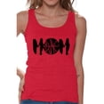 thumbnail image 1 of Awkward Styles Women's Basketball MOM Mothering Graphic Tank Tops Black Mother's Day Gift, 1 of 4