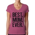 thumbnail image 1 of Awkward Styles Women's Best Mom Ever V-neck T-shirt Mother's Day Mothering, 1 of 4