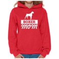 thumbnail image 1 of Awkward Styles Women's Boxer Mom Graphic Hoodie Tops Boxer Pug Lover Gift, 1 of 4