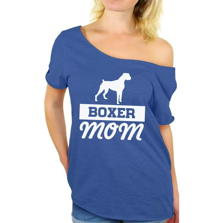 Womens Boxer Mom Tshirt For Boxer Lovers Womens Boxer Mom Tshirt For Boxer Lovers