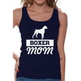 thumbnail image 1 of Awkward Styles Women's Boxer Mom Graphic Tank Tops Boxer Pug Lover Gift, 1 of 4