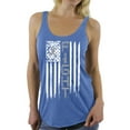 thumbnail image 1 of Awkward Styles Women's Brain Cancer Graphic Racerback Tank Tops Distressed American Flag Fight Gray Ribbon, 1 of 4