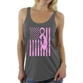 thumbnail image 1 of Awkward Styles Women's Breast Cancer Awareness Graphic Racerback Tank Tops Pink Ribbon, 1 of 4
