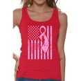 thumbnail image 1 of Awkward Styles Women's Breast Cancer Awareness Graphic Tank Tops Pink Ribbon, 1 of 4