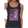 thumbnail image 1 of Awkward Styles Women's Breast Cancer Awareness Graphic Tank Tops Pink Ribbon, 1 of 4