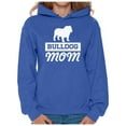 thumbnail image 1 of Awkward Styles Women's Bulldog Mom Graphic Hoodie Tops Dog Lover Mom's Gift, 1 of 4