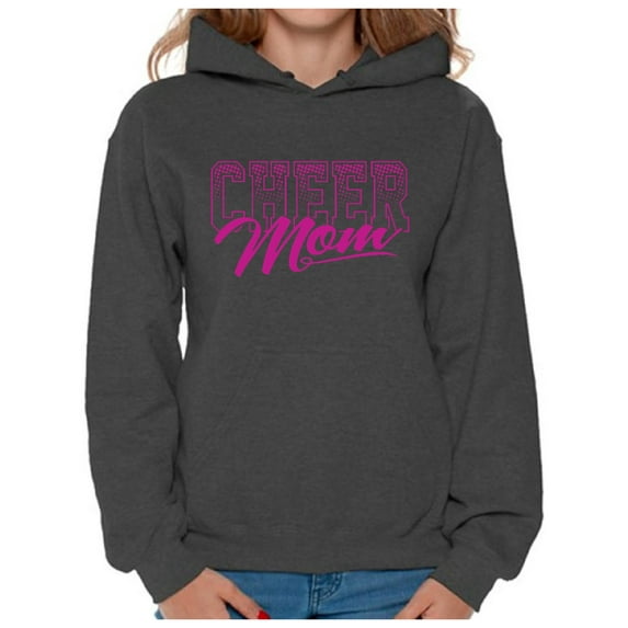 Awkward Styles Women's Cheer Mom Cool Sporty Graphic Hoodie Tops Mother's Day Gift