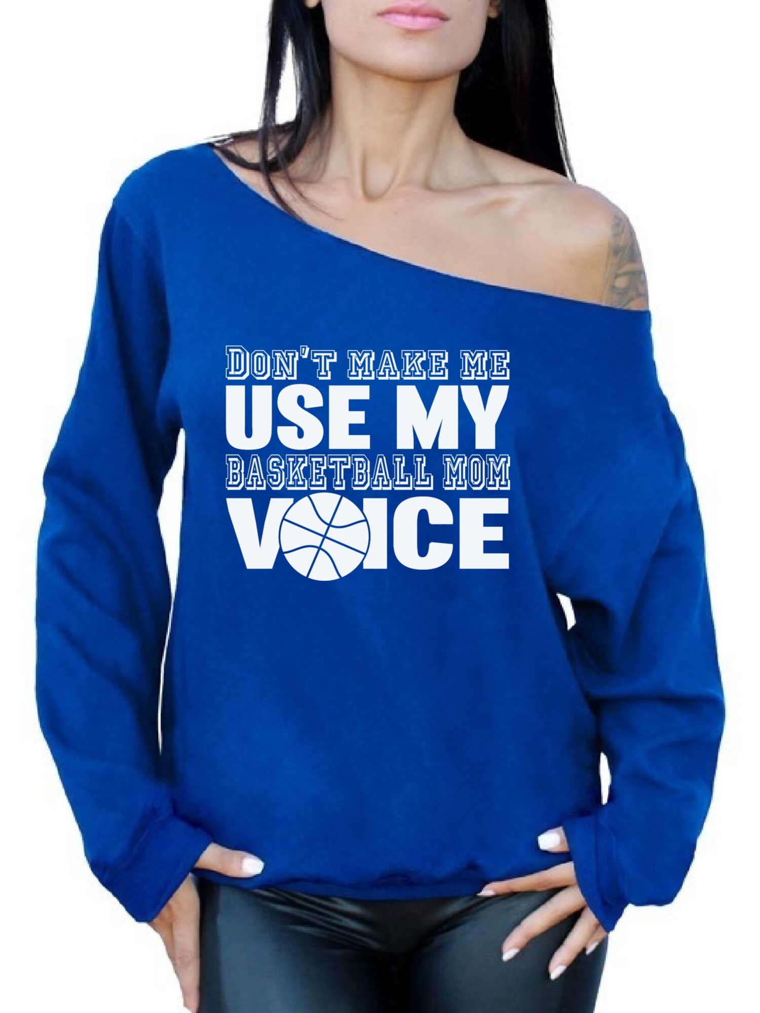 Awkward Styles Women’s Don’t Make Me Use My Basketball Mom Voice