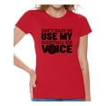 thumbnail image 1 of Awkward Styles Women's Don't Make Me Use My Basketball Mom Voice Graphic T-shirt Tops Black Sport Mom, 1 of 4