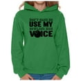 thumbnail image 1 of Awkward Styles Women's Don't Make Me Use My Bowling Mom Voice Graphic Hoodie Tops Black Sport Moms Gift, 1 of 4