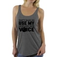 thumbnail image 1 of Awkward Styles Women's Don't Make Me Use My Bowling Mom Voice Graphic Racerback Tank Tops Black Sport Moms Gift, 1 of 4