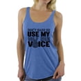 thumbnail image 1 of Awkward Styles Women's Don't Make Me Use My Golf Mom Voice Mothering Graphic Racerback Tank Tops Black Golfing, 1 of 4