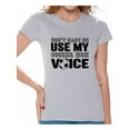 thumbnail image 1 of Awkward Styles Women's Don't Make Me Use My Soccer Mom Voice Graphic T-shirt Tops Black Sport Moms, 1 of 4