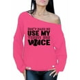 thumbnail image 1 of Awkward Styles Women's Don't Make Me Use My Tennis Mom Voice Graphic Off Shoulder Tops Oversized Sweatshirt Black Sport Moms, 1 of 4