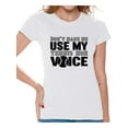 thumbnail image 1 of Awkward Styles Women's Don't Make Me Use My Tennis Mom Voice Graphic T-shirt Tops Black Sport Moms, 1 of 4