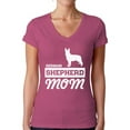 thumbnail image 1 of Awkward Styles Women's German Shepherd Mom V-neck T-shirt Dog Lover, 1 of 4