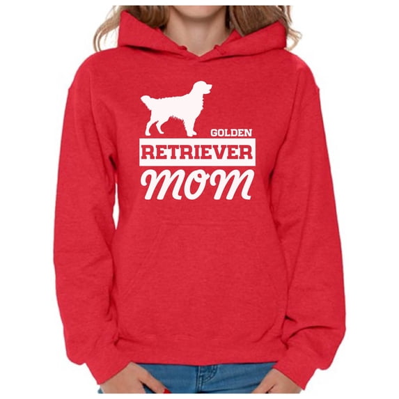 Awkward Styles Women's Golden Retriever Mom Graphic Hoodie Tops Dog Lover