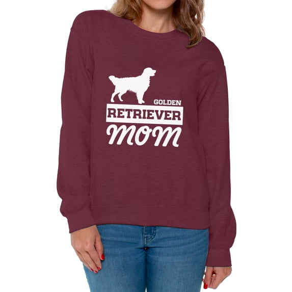 Awkward Styles Women's Golden Retriever Mom Graphic Sweatshirt Tops Dog Lover