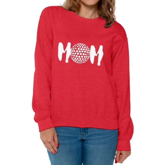 Awkward Styles Women's Golf MOM Golfing Graphic Sweatshirt Tops White Sport Mom's Gift Mother's Day