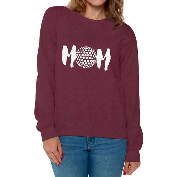 Awkward Styles Women's Golf MOM Golfing Graphic Sweatshirt Tops White Sport Mom's Gift Mother's Day