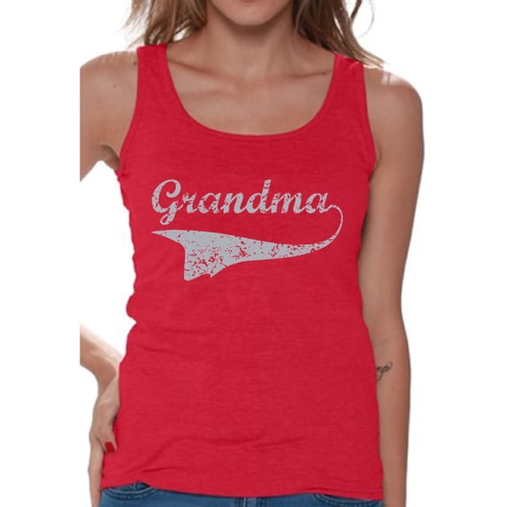 Awkward Styles Women's Grandma Graphic Tank Tops Vintage Mother's Day Gift