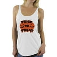 thumbnail image 1 of Awkward Styles Women's Halloween Graphic Racerback Tank Tops Trick or Treat Scary Bats, 1 of 4