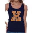 thumbnail image 1 of Awkward Styles Women's Halloween Graphic Tank Tops Just Give Me The Candy and No One Gets Hurt, 1 of 4