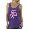 thumbnail image 1 of Awkward Styles Women's Hope Believe Love Graphic Racerback Tank Tops Pink Ribbon Breast Cancer Awareness, 1 of 4