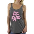 thumbnail image 1 of Awkward Styles Women's Hope Believe Love Graphic Racerback Tank Tops Pink Ribbon Breast Cancer Awareness, 1 of 4
