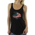 thumbnail image 1 of Awkward Styles Women's I Am An All American Girl Graphic Racerback Tank Tops Lips USA Flag 4th of July, 1 of 4
